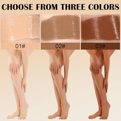 Waterproof Leg & Body Concealer Cream with Puff - Full Coverage Makeup