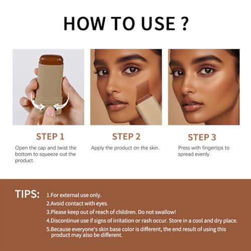 Serum-Infused Foundation Stick Skin Tint - Buildable Coverage