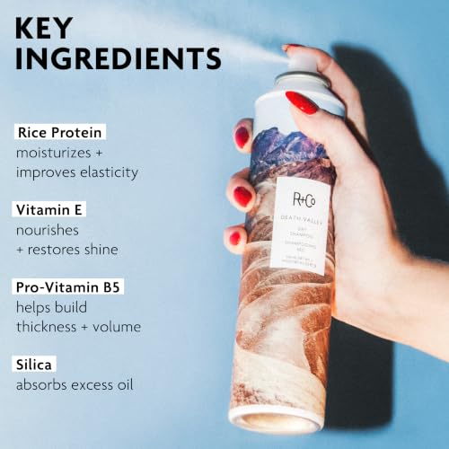 R+Co Death Valley Dry Shampoo Rosy Eyed Scent 6 Fl Oz – Hair Refresh & Volumize
