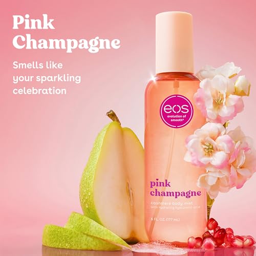 eos Pink Champagne Body Mist – Hydrating Hair & Body Spray