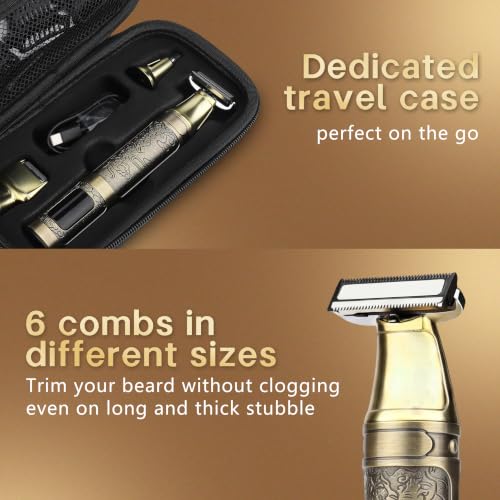 GSKY 3-in-1 Body Hair Trimmer & Groomer IPX7 Waterproof