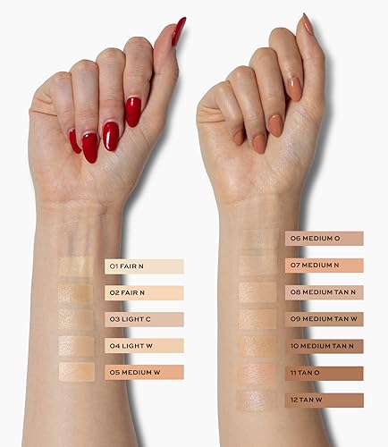 MAKE Skin Mimetic Concealer - Buildable Medium Coverage, Light Warm