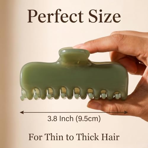 3.8 Inch French Acetate Hair Claw Clips for Women