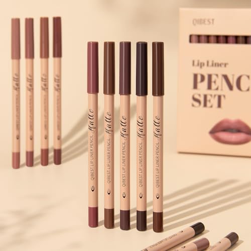 12-Color Matte Lip Liner Set - Waterproof & Long-Lasting