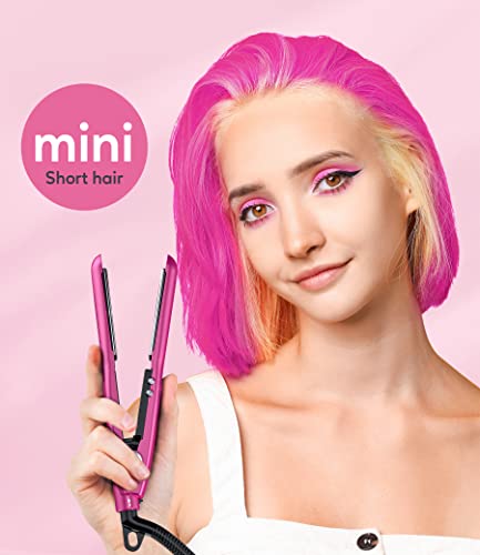 Terviiix Mini Flat Iron 1/2" Adjustable Temperature Travel Hair Straightener
