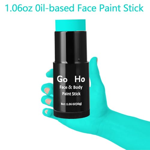 Teal Face Paint Stick - Waterproof Full-Coverage Makeup