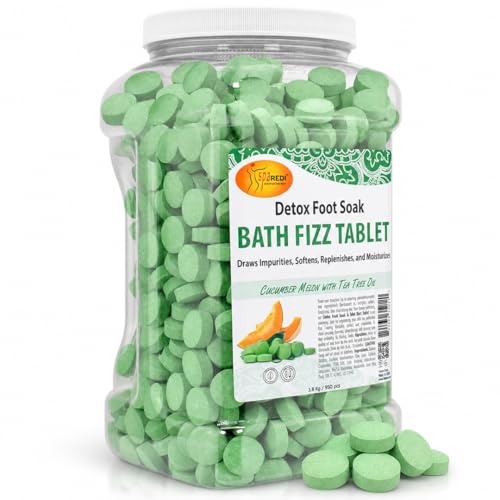 SPA REDI Detox Foot Soak Fizz Tablets, 950 Count