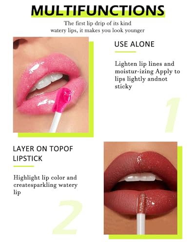 LYSdefeu Hydrating Lip Oil - 4 Colors, Non-Sticky Shine