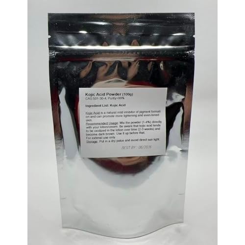 Kojic Acid Powder (100 gram), Pure (Pack of 2)