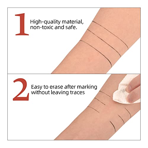 ATOMUS Eyebrow Mapping String 6 Pack - 10m Pre-Inked Microblading Thread