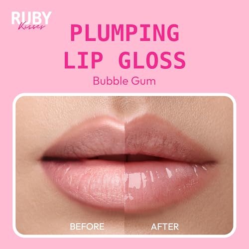Ruby Kisses Hyaluronic Lip Gloss Plumper – High-Shine Volumizing