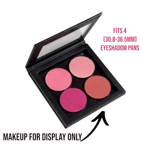 Z Palette Small Magnetic Makeup Palette with Clear Window for Eyeshadows & Blushes