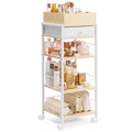 Makeup Storage Organizer for Bedroom: Make Up Holder with Drawer - Vanity Organization for Skincare Cosmetic Brush Beauty Accessories