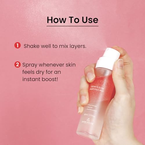 ULTRA COLLAGEN Glow Skin Duo Pack, Hydrating Ampoule Mist & Steam Cream Set, Retinol, Deep Moisture Collagen & Niacinamide, Winter Skincare Gift for Dry Skin, K-Beauty Moisturizing Glow Kit