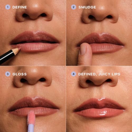 Saie Lip Liner 101 - Creamy Soft Matte Lip Pencil, Flirt