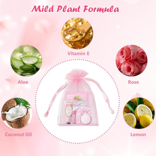 108 PCS Spa Party Supplies for Women, Spa Party Favors Include Facial Masks, Lip Mask, Lip Balm, Under Eye Patches, Foot Bath Bombs & Hand Cream, Christmas Gifts for Women Birthday Sleepover Party