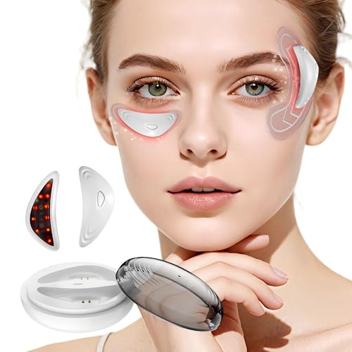 Red Light Eye Pods with Magnetic Design & Rechargeable Case