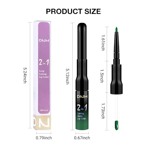 Forest Green Matte Lip Liner & Liquid Lipstick Set 24H