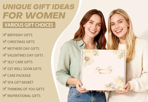 Self Care Spa Gift Basket Set for Women with Blanket
