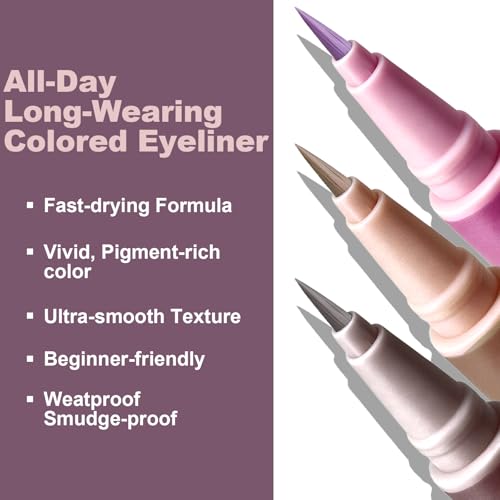 Ultra Fine Liquid Eyeliner 0.01mm Tip Waterproof Gray