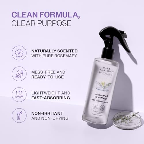 Rosemary Water Spray for Hair Growth & Thickness 200ml