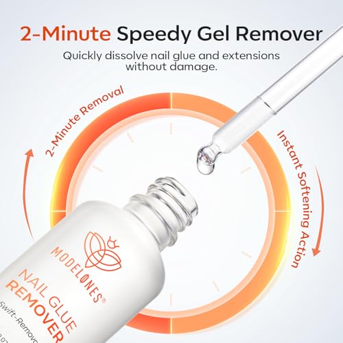 Modelones 50ml Fast-Acting Nail Glue Remover for Press On Nails & Acrylics