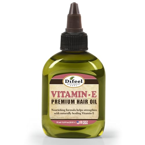 Difeel Premium Natural Hair Oil - Vitamin E Oil 2.5 ounce (3-Pack)