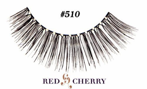 Red Cherry False Eyelashes (Pack of 10 pairs) (510)