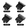 Clipper Guards Set for Andis T Outliner - 4 Sizes (1/16" to 3/8")