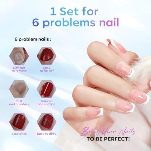 Modelones Gel Base and Top Coat Set, 15ml