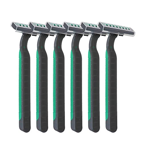 Disposable Razors Bulk, Individually Wrapped Razors for Travel, Hotel, Airbnb, and Homeless (50 Pack)