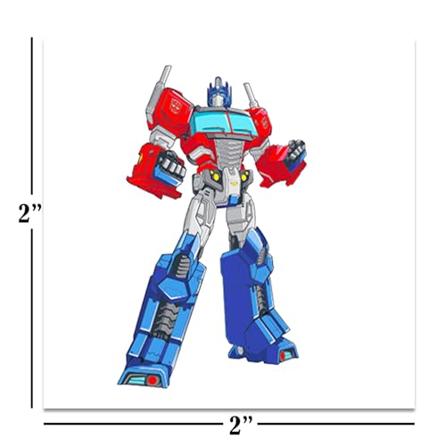 Transformers Temporary Tattoos Party Favors Bundle ~ 70+ Perforated Individual 2" x 2" Transformers Tattoos for Kids Boys Girls (Transformers Party Supplies MADE IN USA)