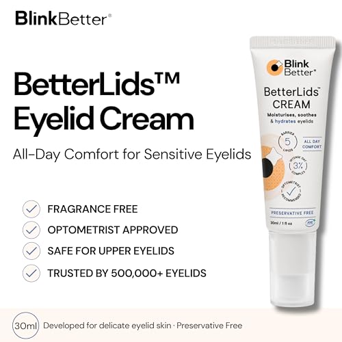 BlinkBetter Eyelid Cream – Hydrate & Soothe Sensitive, Dry Itchy Lids