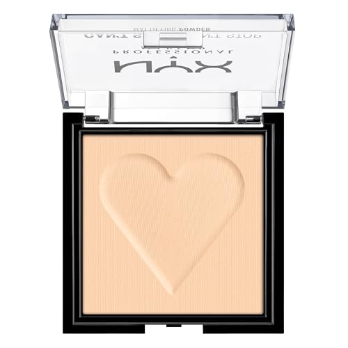 NYX Can't Stop Won't Stop Mattifying Pressed Powder - Light