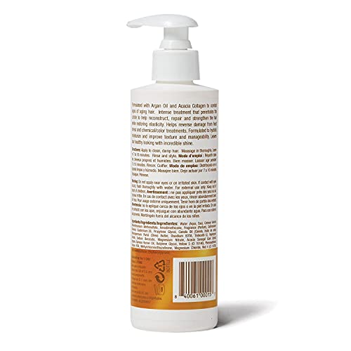 One 'n Only Hair Mask with Argan Oil, Strenghtening Restorative Mask, Helps Maintain Moisture Level for a Shiny Texture, Provides Color Protection, 7.8 Ounce