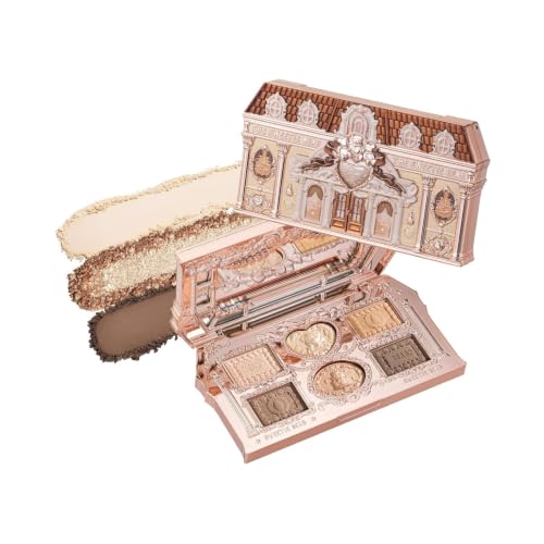 Flower Knows 6-Color Warm Caramel Brown Makeup Palette - Soft Glam & Daily Wear