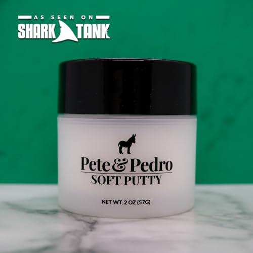 Pete & Pedro Soft Putty Hair Styling 4oz | Strong Hold & Matte