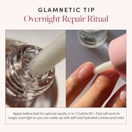 Glamnetic 2-in-1 Cuticle Oil & Pusher Tool