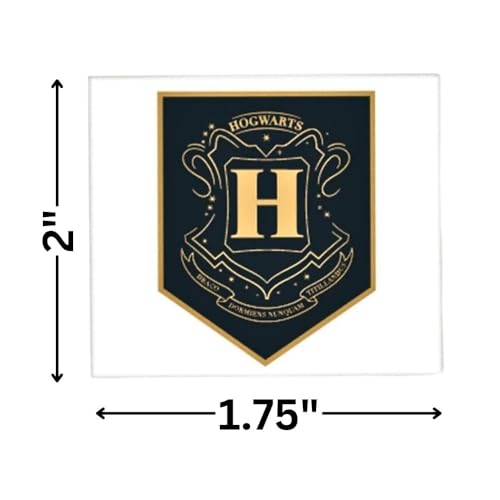 Harry Potter Hogwarts Plastic Party Tattoos - Pack of 24
