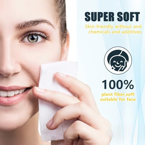Compressed Towel Tablets 500 Pcs Disposable Face Towel With 4 Dispenser Bottles Cloths Camping Hiking Outdoor Gear Family Travel Gym Workout Fitness Emergency Use Portable Washcloths(Blue)
