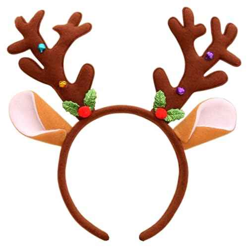 Christmas Headband Reindeer Antlers Headbands Christmas Hair Bands for Women Holiday Party Cosplay