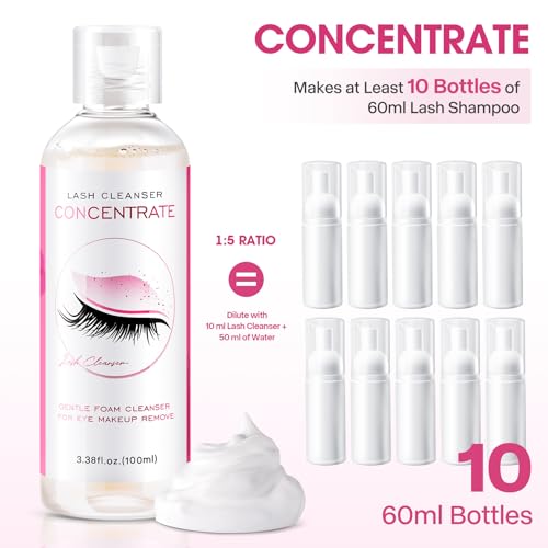 Lash Shampoo Concentrate - Oil-Free Foaming Cleanser 100ml