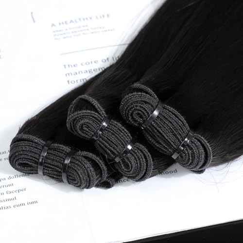 Grand Nature Virgin Human Hair Bundles, Brazilian Raw Virgin Hair Bundles Straight Double Drawn Hair Wefts