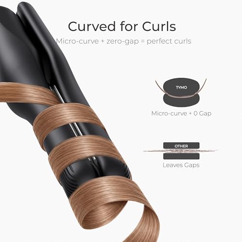 TYMO Cordless Mini Flat Iron 0.65" for Short Hair & Bangs