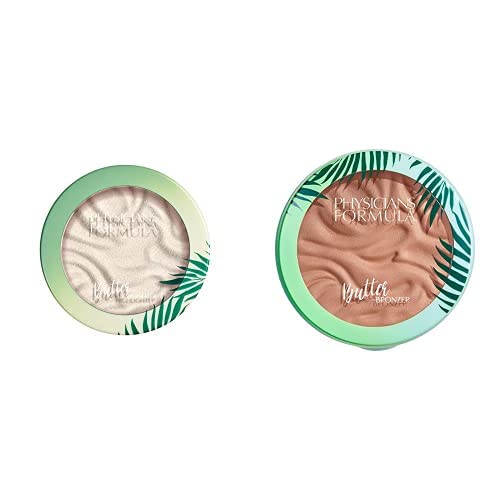 Physicians Formula Butter Highlighter, Pearl with Murumuru Butter Bronzer, 0.38 Ounce