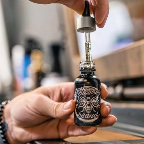 Beard Oil For Men - Organic Beard Growth Oil Made In USA, Premium Beard Conditioner And Softener With Jojoba Oil - 1 Pack, 1 Fl Oz, Spearmint Sage