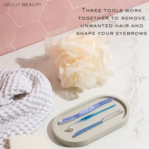 Facial Razors Kit for Women - Dermaplaning & Hair Removal, Portable