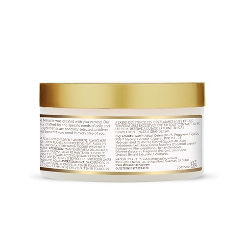 African Pride Moisture Miracle Smooth Edge Glaze ? Maximum Edge Control & Hydration, Non-Flaking Edge Gel | Natural Ingredients, Coconut & Aloe Water | Nourish, Moisture & Hold | 6oz