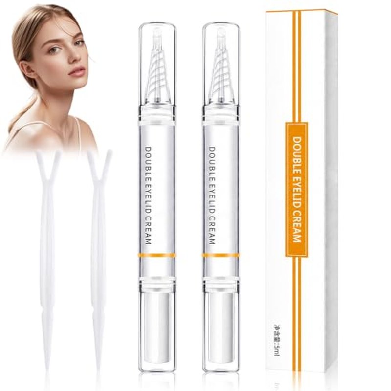 Baysea Double Eyelid Cream Stick - Waterproof Invisible Lift (2 Pack)