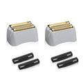 2 Pack Pro Shaver Replacement Foil and Cutters Compatible with andis 17150(TS-1)/17155/17200 Shaver ProFoil Lithium Replacement Golden